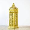 Decorative Candle Lanterns Moroccans Lanterns Retro Golden Metal Lanterns Candle Holders for Home patios Outdoor Decors