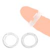2pcs Sex Toys for Men Cock Penis Widening Rings Foreskin Correction Tassel Penis Ring Foreskin Resistance Ring Delay Trainer