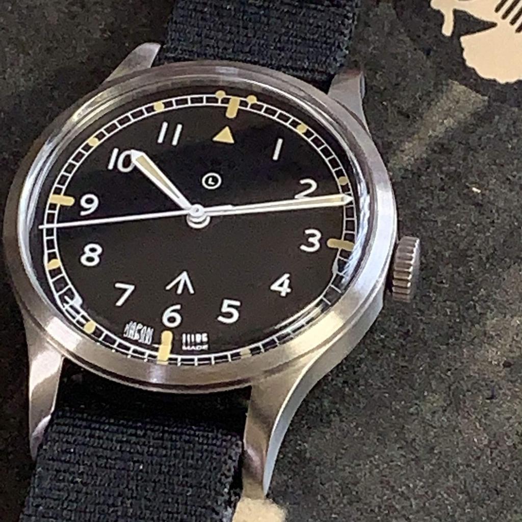 Watch Military Watch NAVAL MILITARY WATCH Automatic ROYAL Army W10 TYPE [Naval Co.] MIL.-06 SV/BK