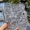 A5/A8 Fotokartenhalter Transparent DIY Abnehmbares Fotoalbum Loseblatt-Ordner Wasserwellen Idol-Karten-Sammlungsordner