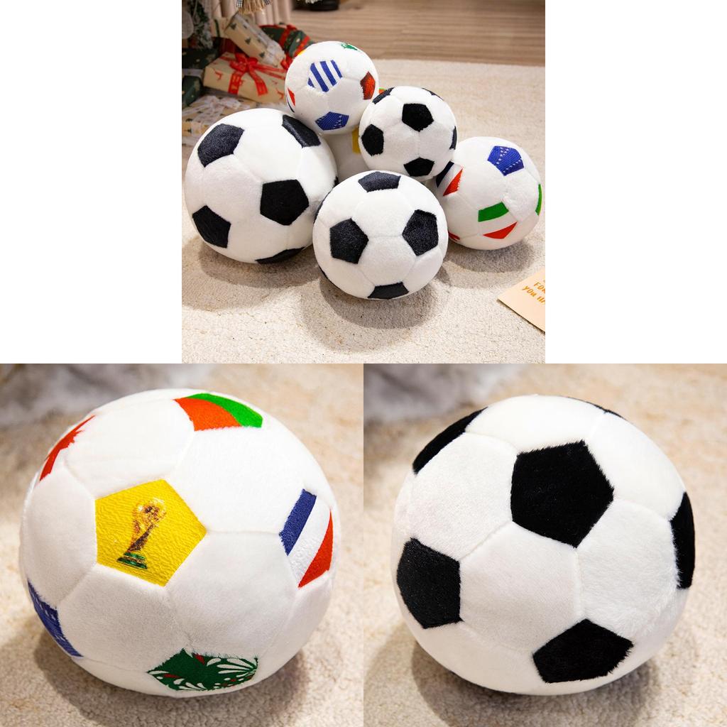 World Cup Football Plush Toy Soccer Ball Gift For Kids Family Decor