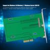 PCIe x4 to 2.5-inch NVMe U.2 SSD SF8639 Riser Card for Intel 750 P3700Samsung PM963
