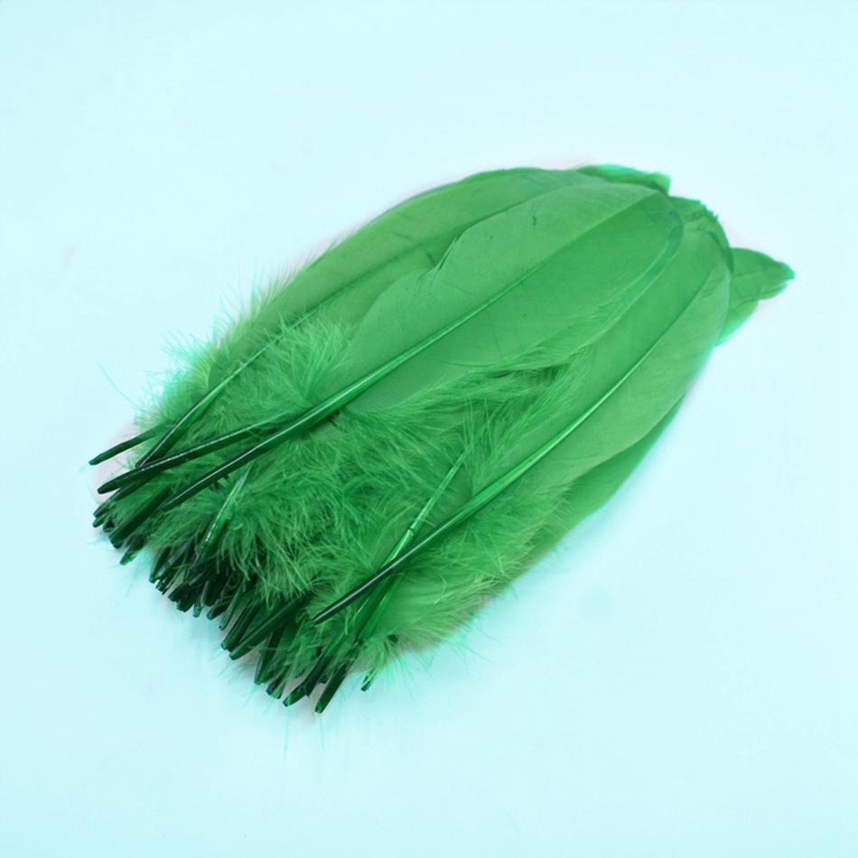 50Pcs Natural Goose Feathers Plume Craft DIY Royal Blue Feather Wedding Party Plumas Jewelry Making Decor Accessories 13-18CM