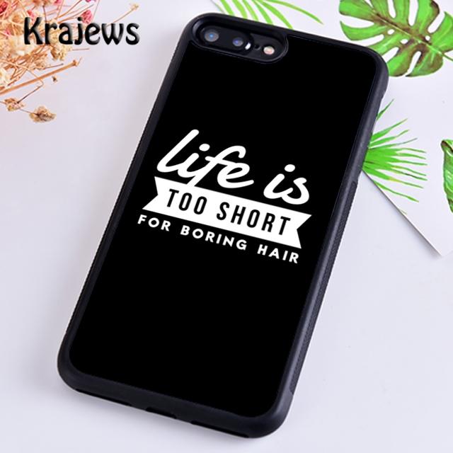 Krajews Barber Funny Vintage Classic Barber Retro Distressed Phone Case Cover For iPhone 14 5 6s 7 8 Plus 11 12 13 Pro XR XS Max