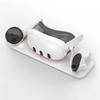 Kabellose Ladestation Ladedock für Meta / Oculus Quest 3 VR Zubehör-Kit Blaues Licht Schnellladebasis Ladegerät Adapter