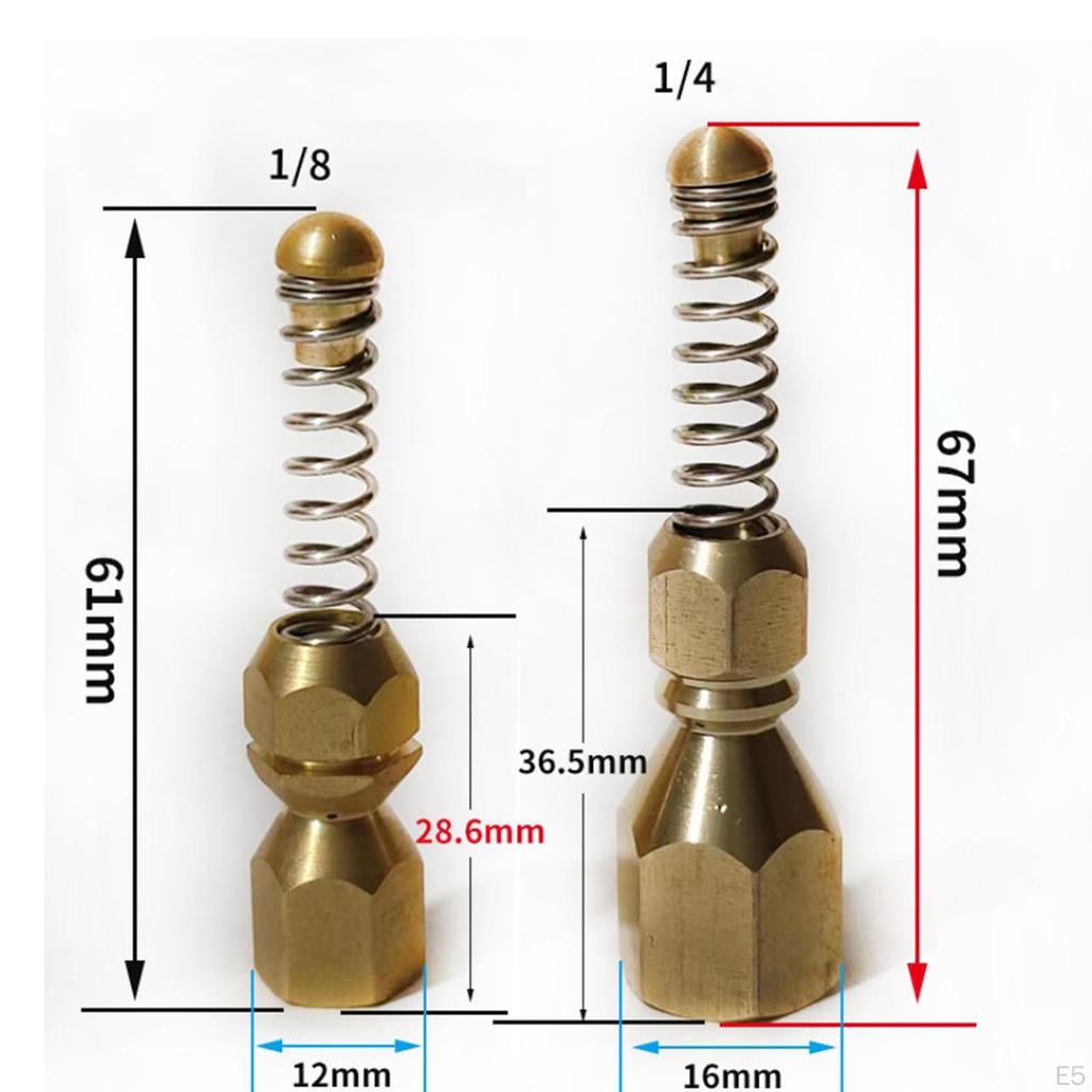 Advanced Sewer Nozzle for Efficient Drain Cleaning