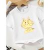 European Sizes Boys And Girls Casual Fashion Trendy Short Sleeve Round Neck T-Shirt, Suitable for Casual Comfortable