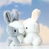Imitation Rabbit Plush Pendant Lovely White Doll Key Chain Backpack Gift Girl Cute Keychain