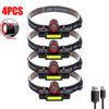 Portable Mini Powerful LED Headlamp XPE+COB USB Rechargeable Hunting Headlight Waterproof Head Torch with Tail Magnetic