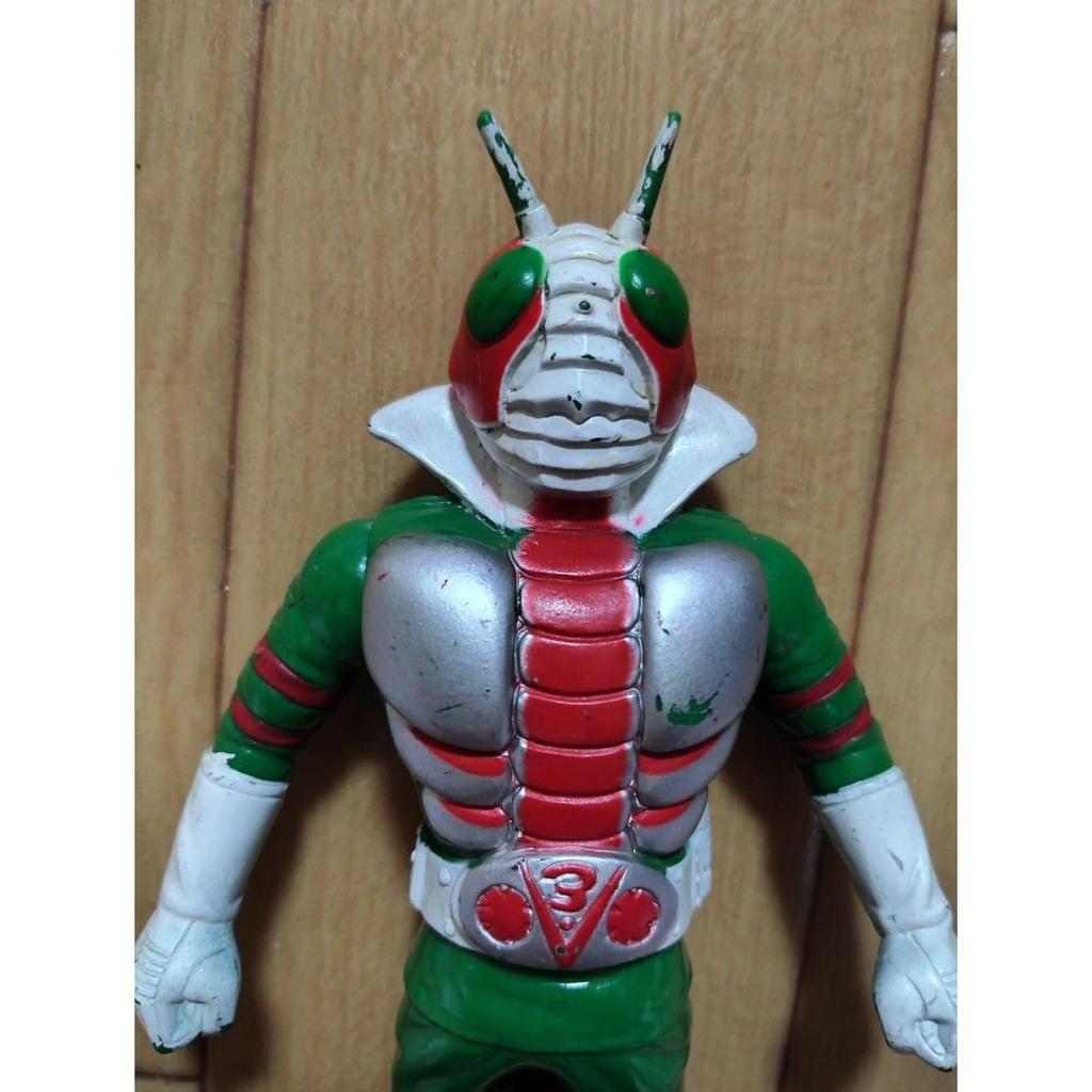 Used Kamen Rider V3 Soft Vinyl Figure Showa Retro