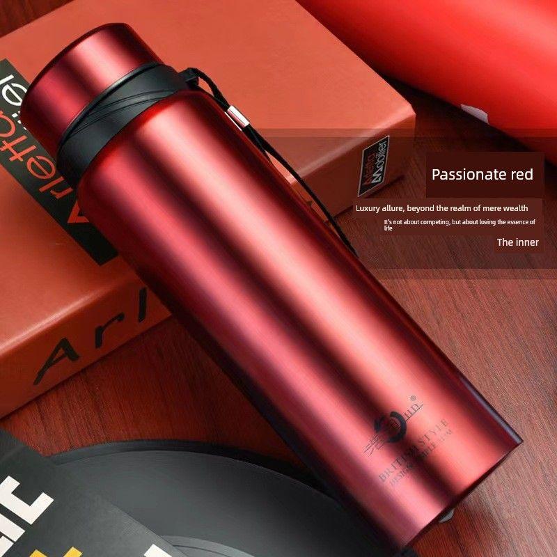 Smart 304 Stainless Steel Large Capacity Vacuum Cup for Male and Female Students Indoor Outdoor Portable Business Tea Making Water Cup