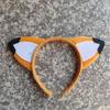 Cow/Foxes Ears Headband,Bows Tie Tail Cow/Foxes Costume Accessories Halloween Cosplay Costumes for Kids Boys Girls