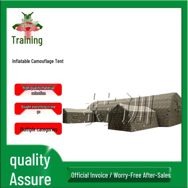 Heavy-Duty Inflatable Camouflage Training Tent
