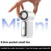 Xiaomi 2026 Mini Portable Handheld Fan with Digital Display Speeds Adjustable USB Rechargeable Pocket Cooling Fan for Outdoor Travel