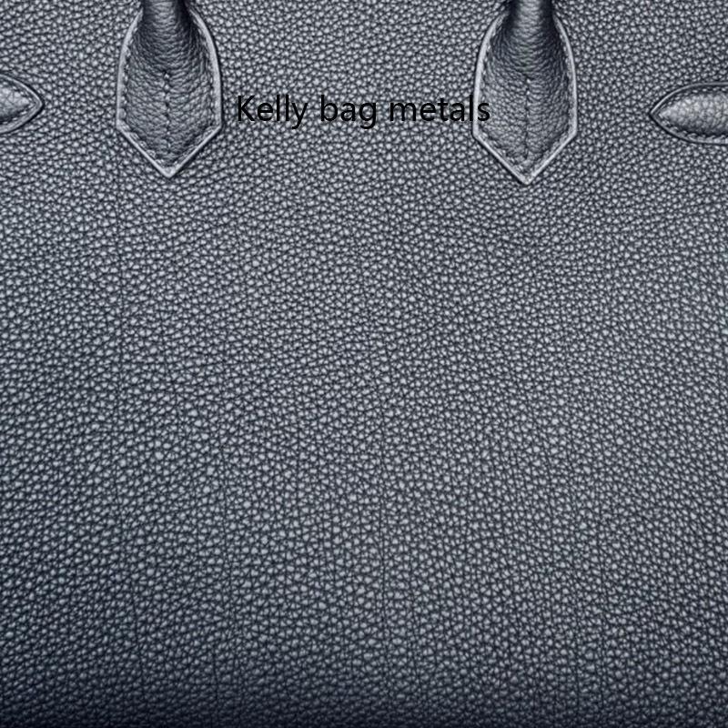 Platinum Handmade Waxed Thread Kelly Bag - Second Generation