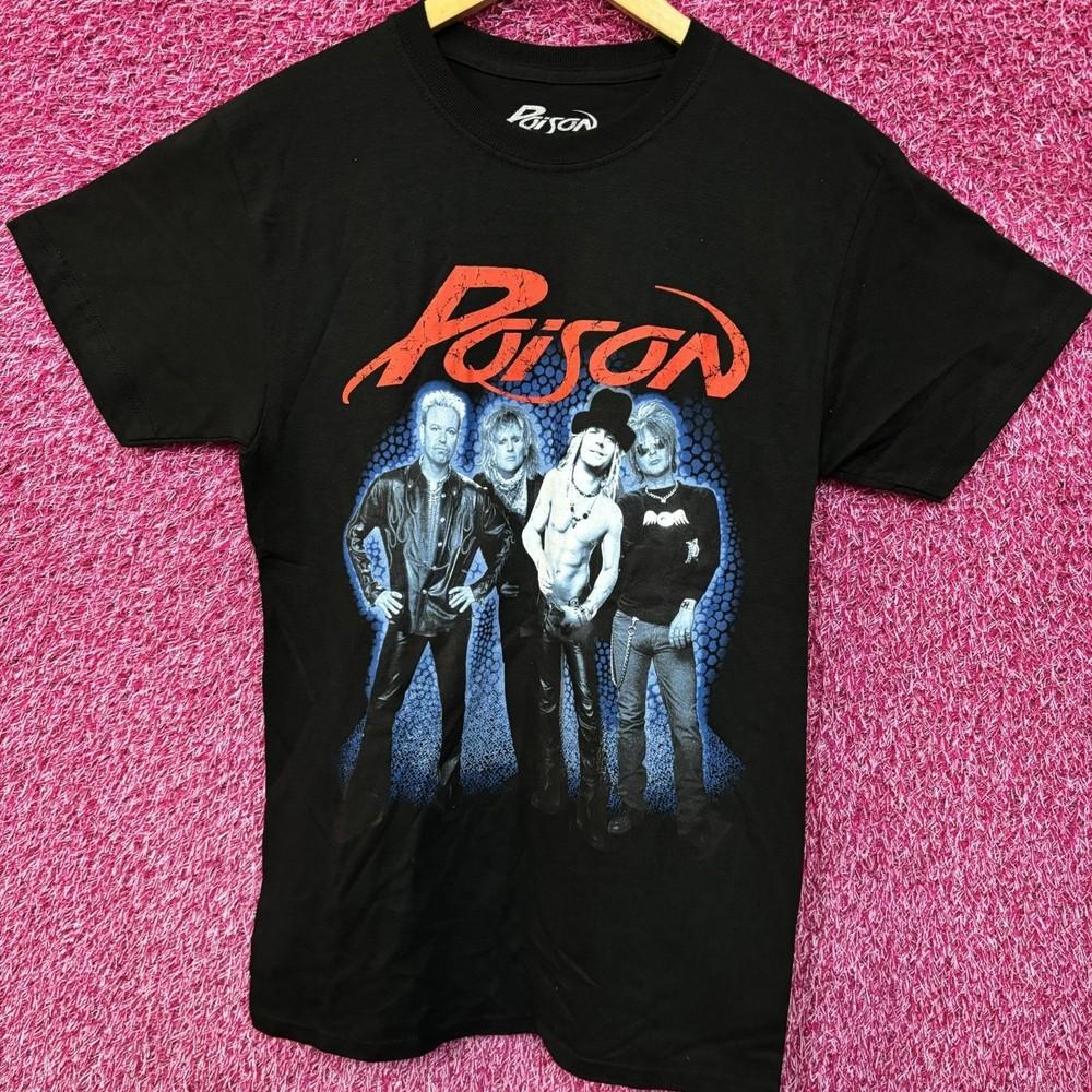 Poison Power to the People Heavy Metal Tee small Unisex T-Shirt S