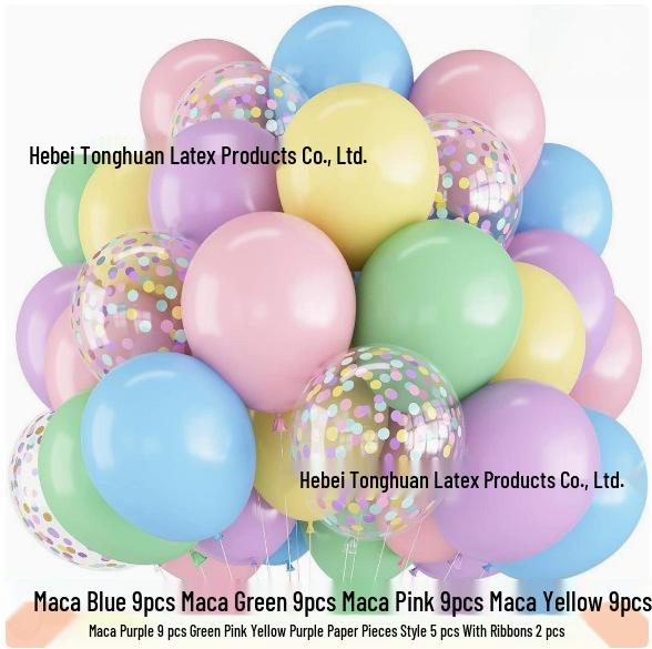 Neues Jahr Matt Glitzer Metallisch Latex Ballon Set für Dekorative Foto Atmosphäre