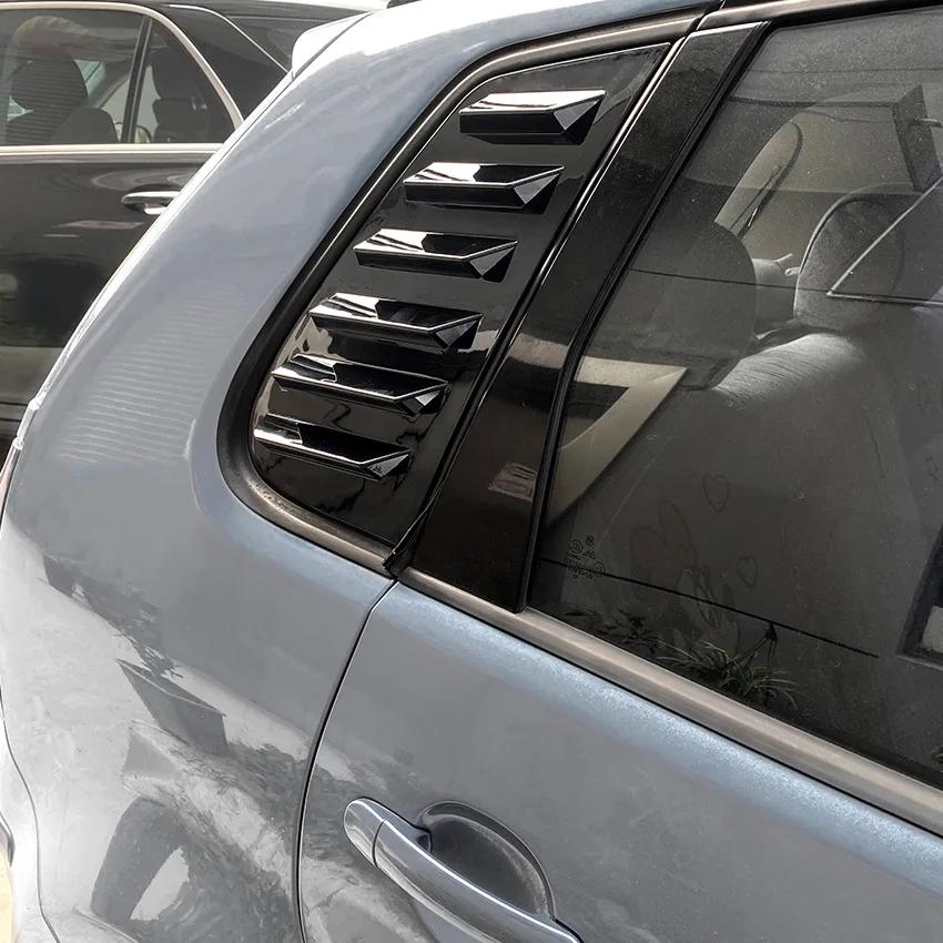 Použitelné pro Volkswagen Polo 9N 2001-2009 Auto Karbonové Okenní Rolety Samolepky na Auto Vnější Příslušenství