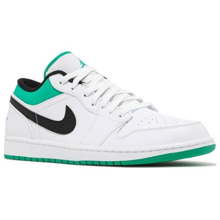 Air Jordan 1 Low 'White Lucky Green' 553558-129