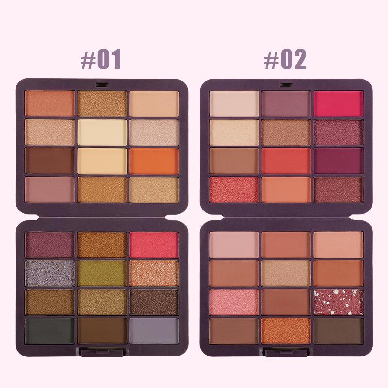 Eyeshadow Blush Palette Matte Highlight 24 Colors Rouge Cream Long-Lasting Waterproof Concealer Plate Christmas Gift
