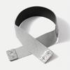 Ladies Dress Up Wide Belt With Shiny Sequins And Adjustable Fit For Office And Events