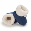 Baby Winter Walking Shoes for 0-12 Months Boys Girls, Lined Walkers with Color Block Design