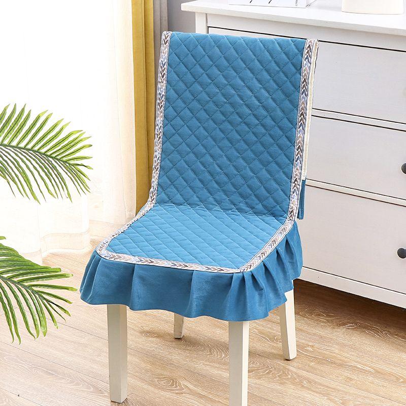 Lace Skirt Chair Cover European Style Dining Table Cloth Cushion Flat Printed Tablecloth Fabric Art Stool Cover Cloth