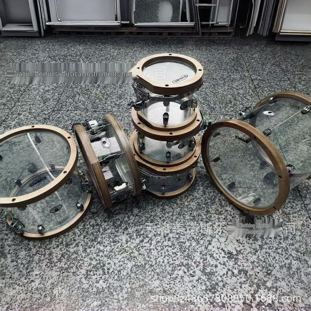 Napínací obruče pro bicí soupravu z masivního dřeva: Malý buben a tomy