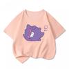 Potdemiel Summer New Pikachu Print Childrens Cotton TShirt Boys and Girls Comfortable and Breathable Childrens TShirt