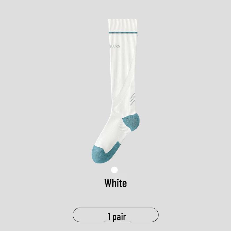 Women's Long Tube Shock-Absorbing Sports Socks for Yoga, Running, Cycling, and More