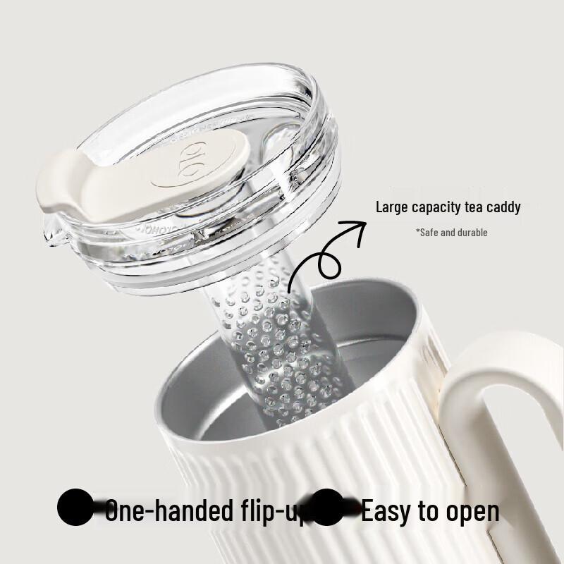 HOLOHOLO 316L Stainless Steel Insulated Travel Mug with Straw
