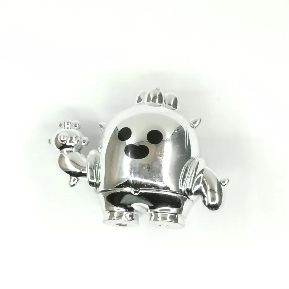1pcs Original Supercell Heros Leon Crow Spike Collectible Figures Series 1 License Ultra Rare Gold Silver Collection Toy Gifts