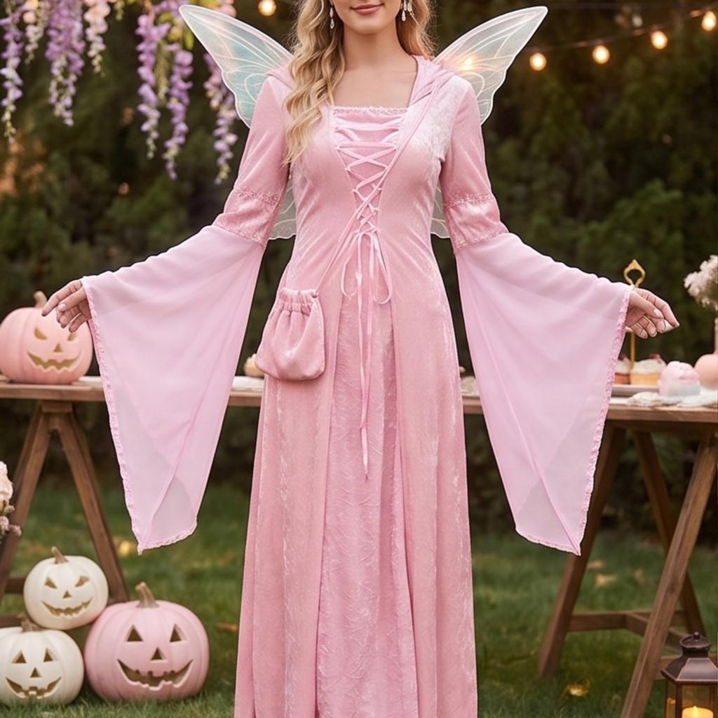 Women's Cape Dress for Halloween Costume