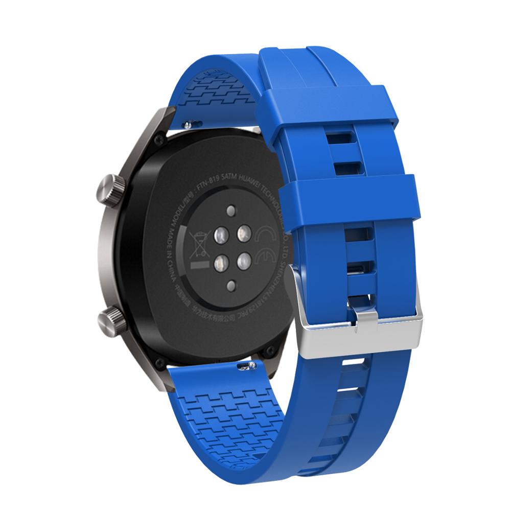 20mm 22mm Silicone Band for Huawei Watch GT5 Pro/GT5 4 3 2e 46mm Sport Bracelet for Samsung Galaxy Watch 4 5 6 7 44mm 40mm Strap