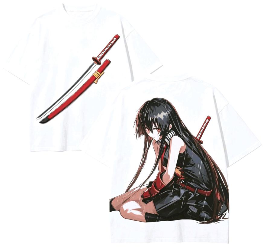 2026 Summer Hot Sale Akame Ga Kill! Anime T-Shirt Y2k Unisex Harajuku Hip Hop Punk T-Shirt Streetwear Casual Oversized T-Shirt