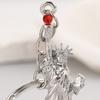 Keychain Pendant Statue of Liberty Design Lightweight Zinc Alloy Keychain with Lobster Clasp New York Landmark Accessory