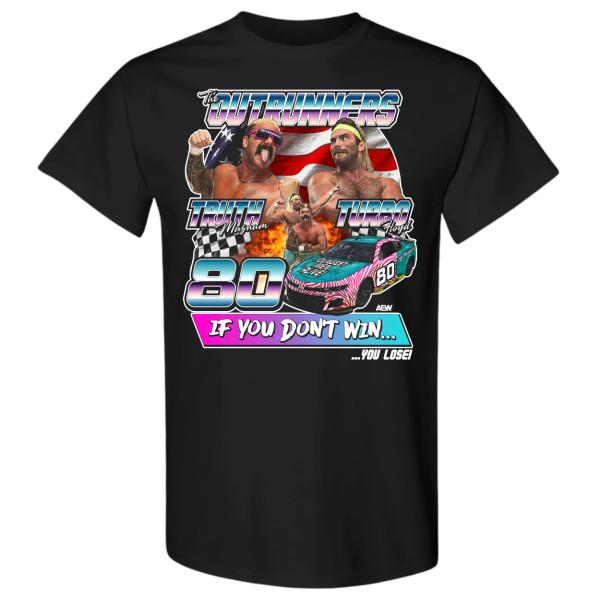 The Outrunners - The Fastest Men Alive AEW Official T-Shirt S разноцветный