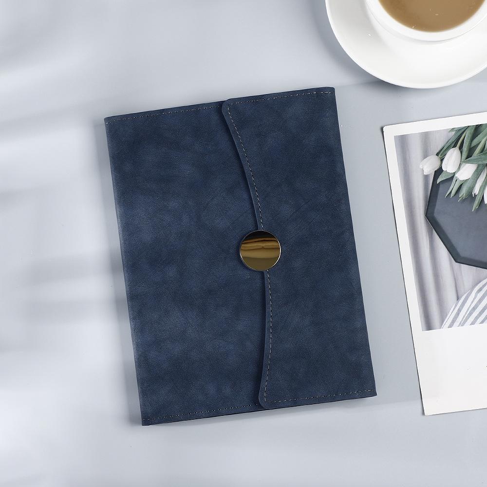 Cross-Border Exclusive A5 Refillable Trifold Notebook Set with Custom Logo