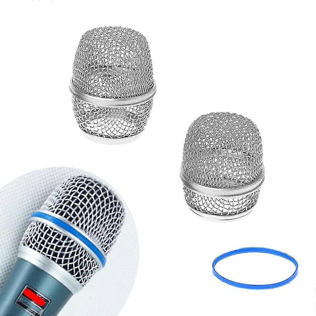 Metal Windscreen With Black Inside Foam Filter For Shure Beta57a/beta87a