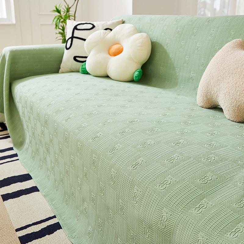 Cool Ice Silk Sofabezug, Handtuch, vollständig abgedeckt, Sommer-Sofabezug, Sommer-Sofakissen, Sofa-Schonbezug, Handtuch