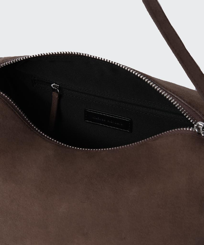 Musinsa Standard Woman Women'S Synthetic Suede Pillow Shoulder Bag [Dark Brown]
