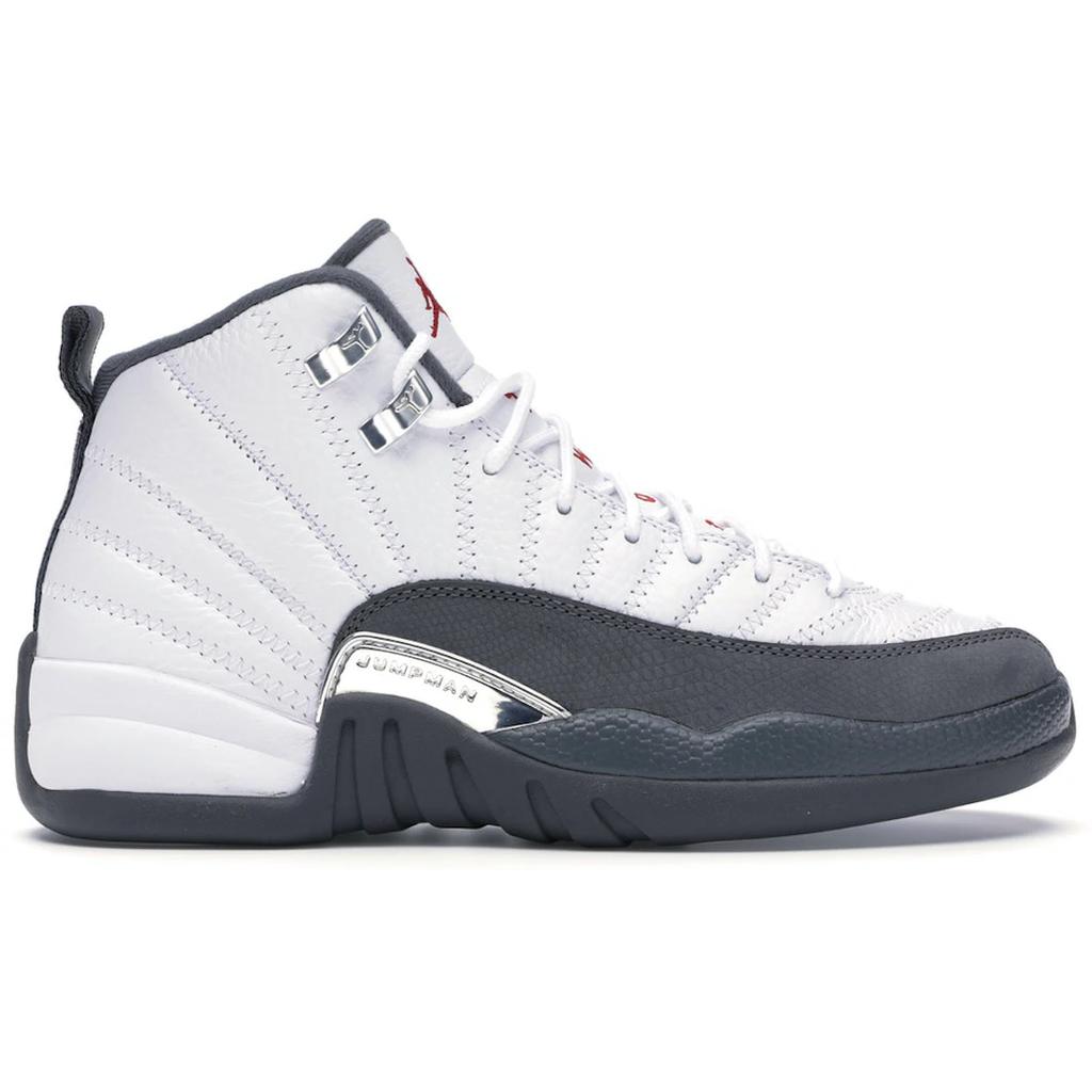 New Air Jordan 12 Retro White Dark Grey GS 153265-160