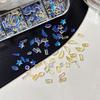 100Pcs Mixed Aurora Rhinestones Nail Beads Colorful DIY Charms Gems Women Manicure Art Professional Salon Kit