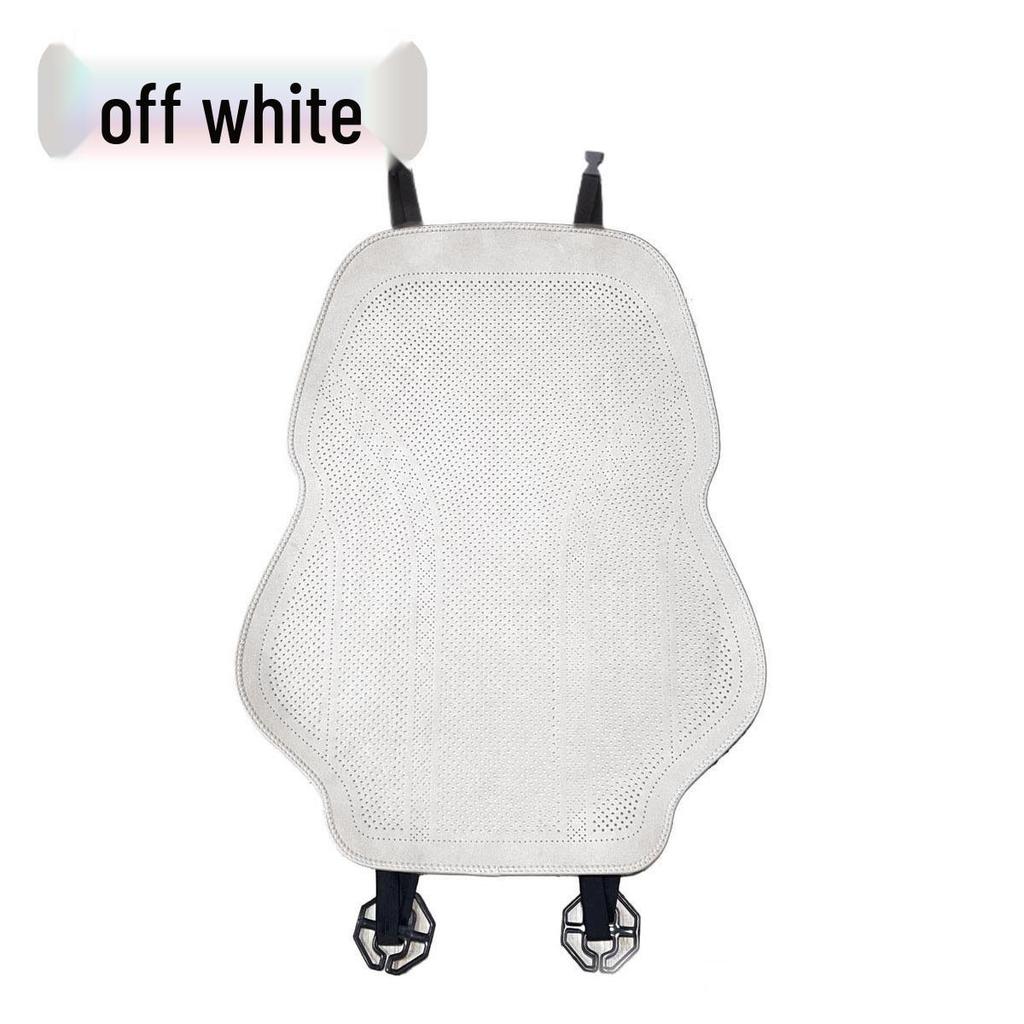 Breathable Suede Velvet Car Seat Cushion for Driver - Perforated, All-Season Cover