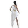 Muse Suit, Cosplay Cleopatra, White Slanted Shoulder Irregular Dress, Stage Performance Suit