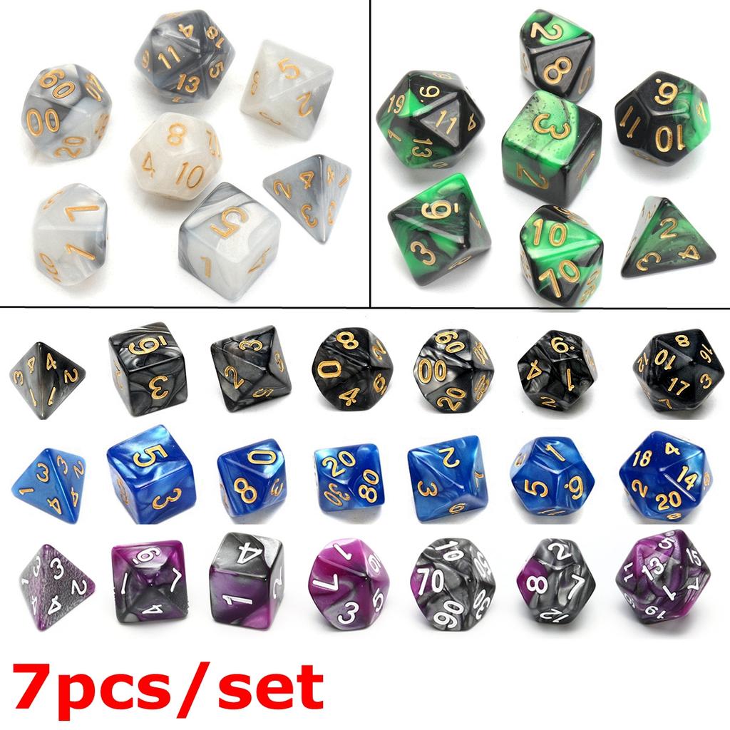 Koupit 7pcs Set Gemini Acrylic Polyhedral Dice For Dungeons And Dragons Purple Black Trpg Rpg With Dice Bag Board Game Za Dobrou Cenu Doprava Zdarma Skutecne Recenze S Fotkami Joom