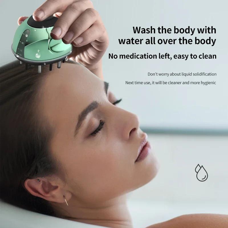 14 Pins Scalp Applicator Liquid Comb Portable Mini Massage Comb Essential Oil Liquid Guiding Massager Anti Hair Loss Scalp Care