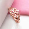 Purple Gold Hollow Ring, Unique Personality And Temperament, Hollow Live-Plated Rose Gold Ring.