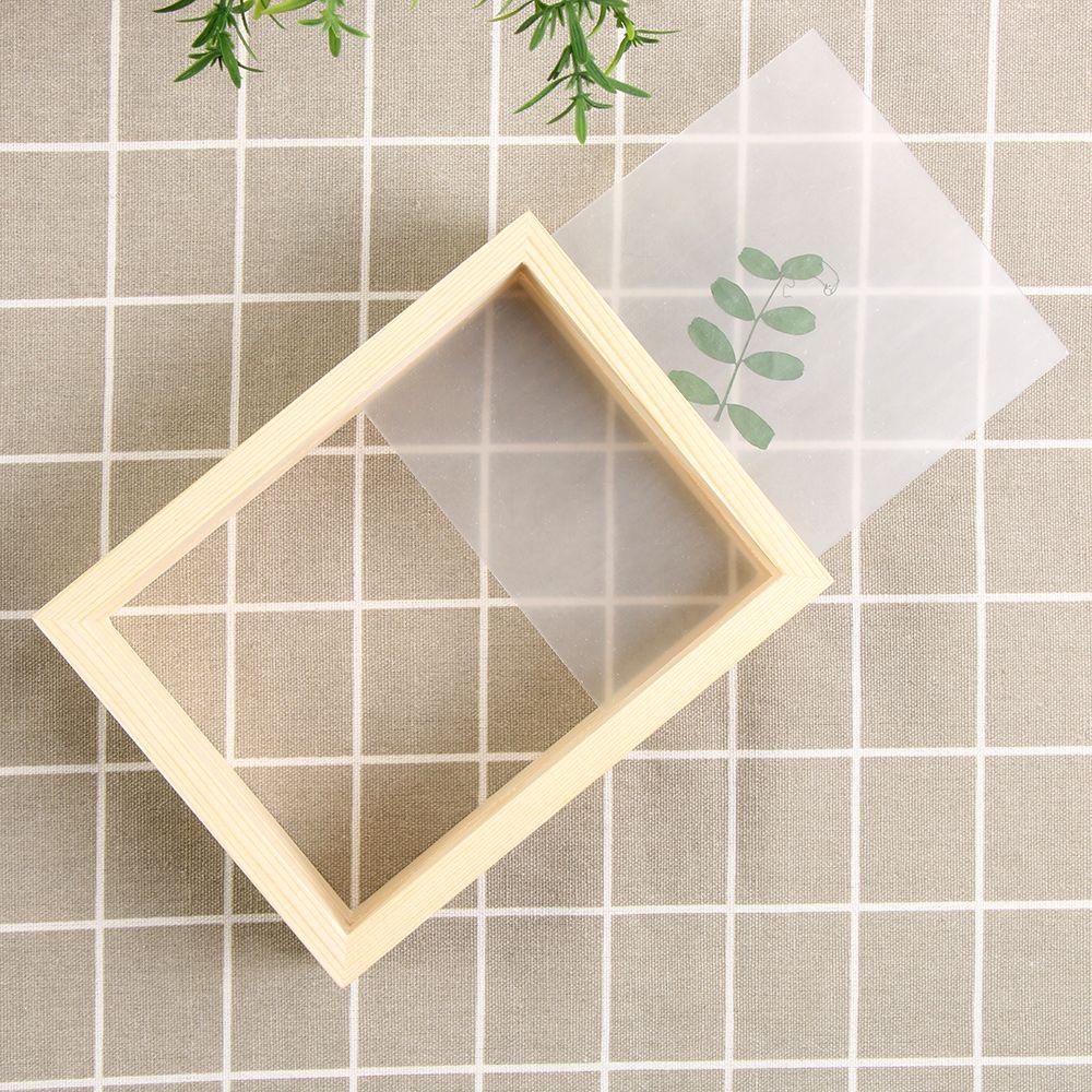 DIY Wedding Decor Art Fashion Picture Holder Plant Specimen Wooden Photo Frame