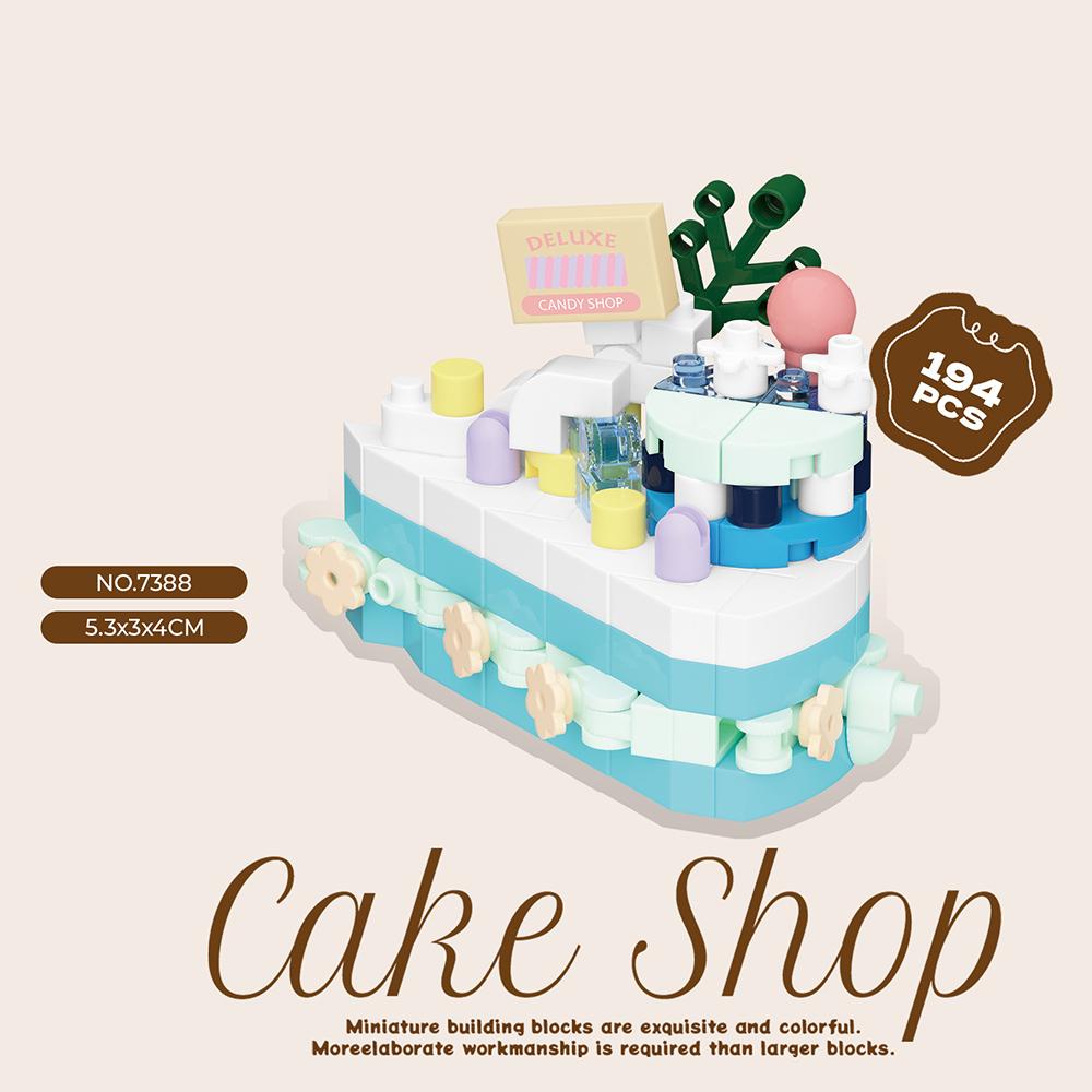 

DIY Mini Cake Building Blocks Kids Educational Toys Birthday Gifts Dessert Food Sets Creative Play No box